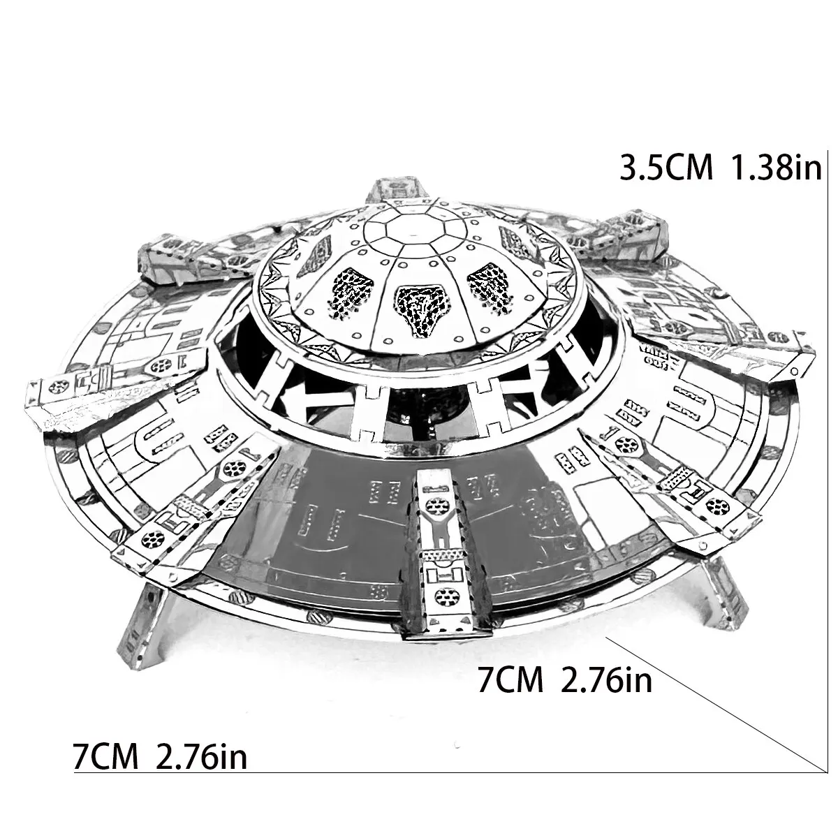 Outer Planet Spacecraft 3D Metal Puzzle Model Kits DIY Laser Cut Puzzles Jigsaw Toy For Children