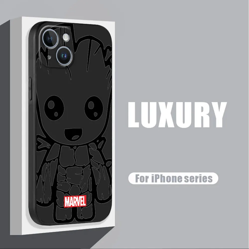 Etui Marvel Spiderman Ironman dla iPhone 14 Pro Max 13 Mini XR 7 8 Plus 11 Pro SE 15 Pro 12 XS Max Funda odporne na wstrząsy matowe etui