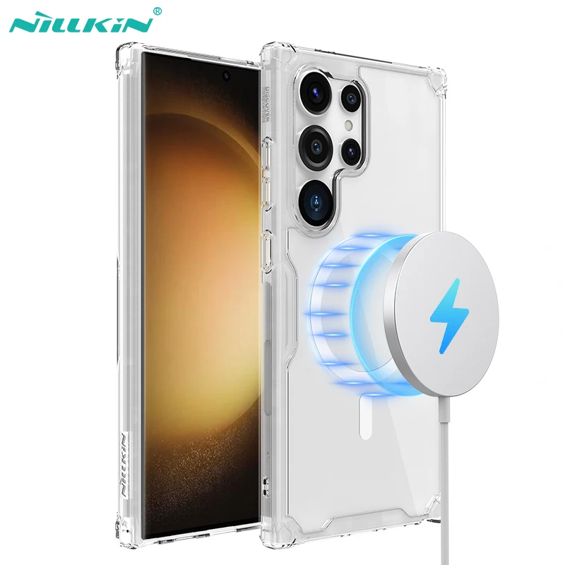 

For Samsung Galaxy S24 Ultra Case Nillkin Nature TPU Pro Magnetic Case For Samsung S24 Magsafe Case For Galaxy S24 Plus 5G Cover