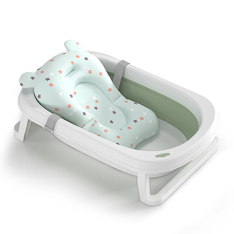 Baby bath tub baby folding tub newborn young children can sit lying home large bathing bucket children supplies