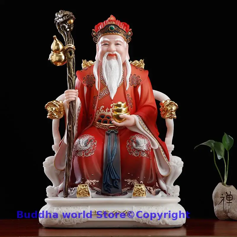 

2024 HOME Company Worship High grade jade TU DI GONG God of wealth buddha Altar efficacious God bring wealth MONEY good luck