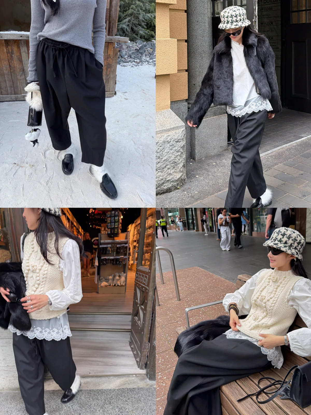 

Bla Woolen Carrot Pants Casual Autumn Winter Versatile Trousers TZCO Premium Faion for Men And Women l Waist Design