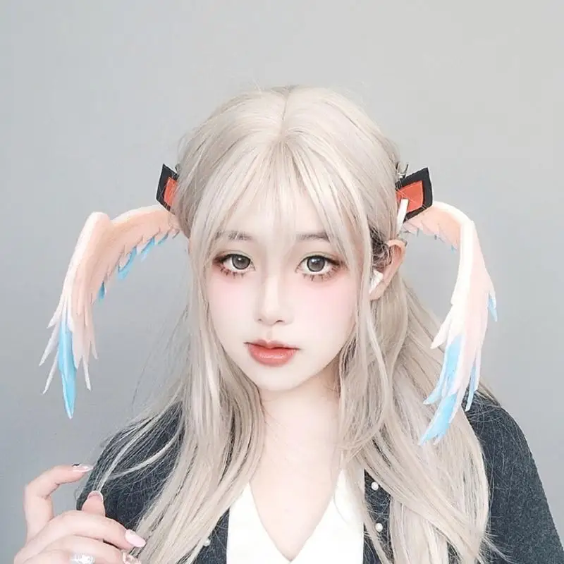 Charm Anime Event Angel Wing Headpiece Cosplay Hair Clip For Anime Enthusiasts Y166