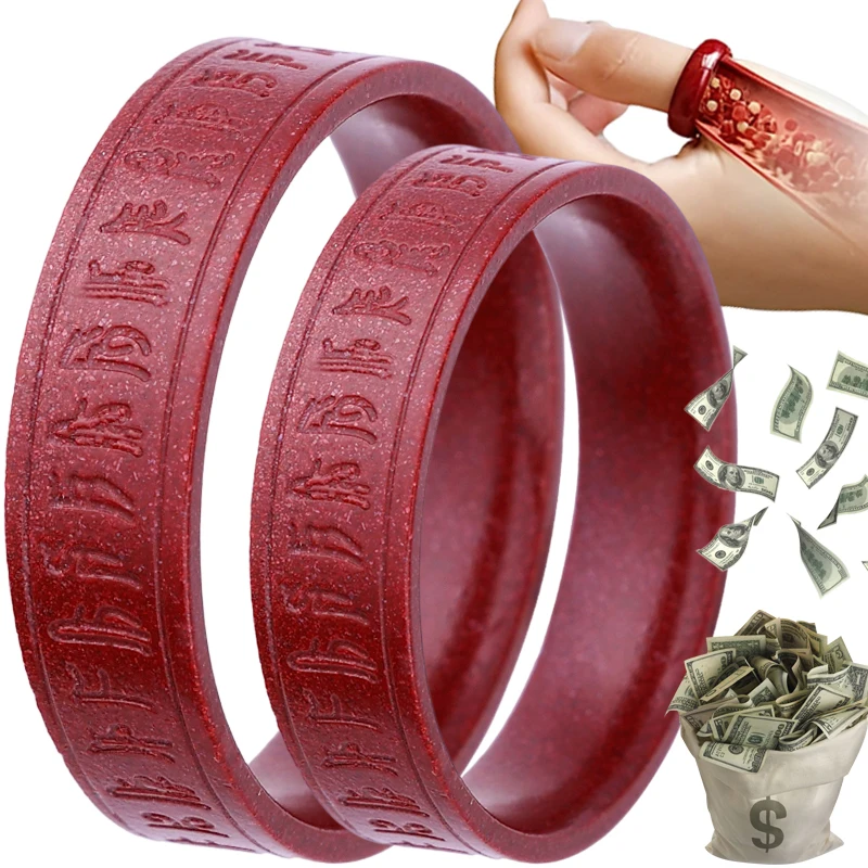 New Feng Shui Wealth Ring Lucky Buddhis Amulet Band Ring for Men Women Lucky Red Ring Money Amulet Lucky Rings Bring Good Luck