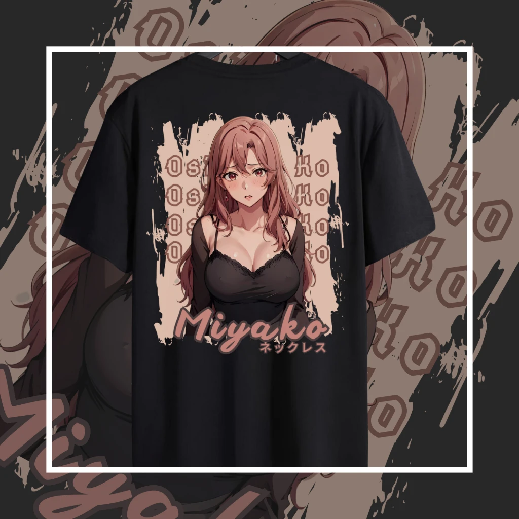 KRONE Kaos Anime MOMMY MIYAKO Katun Premium 24s - Tshirt Distro Oshi No Ko Pria Dewasa