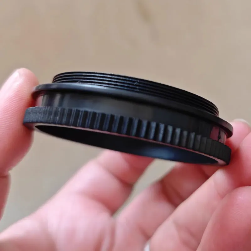 2ps 48MM Plastic Adapter Ring mount size M48X0.75 for Stereo Microscope Connecting with Ring Lamp