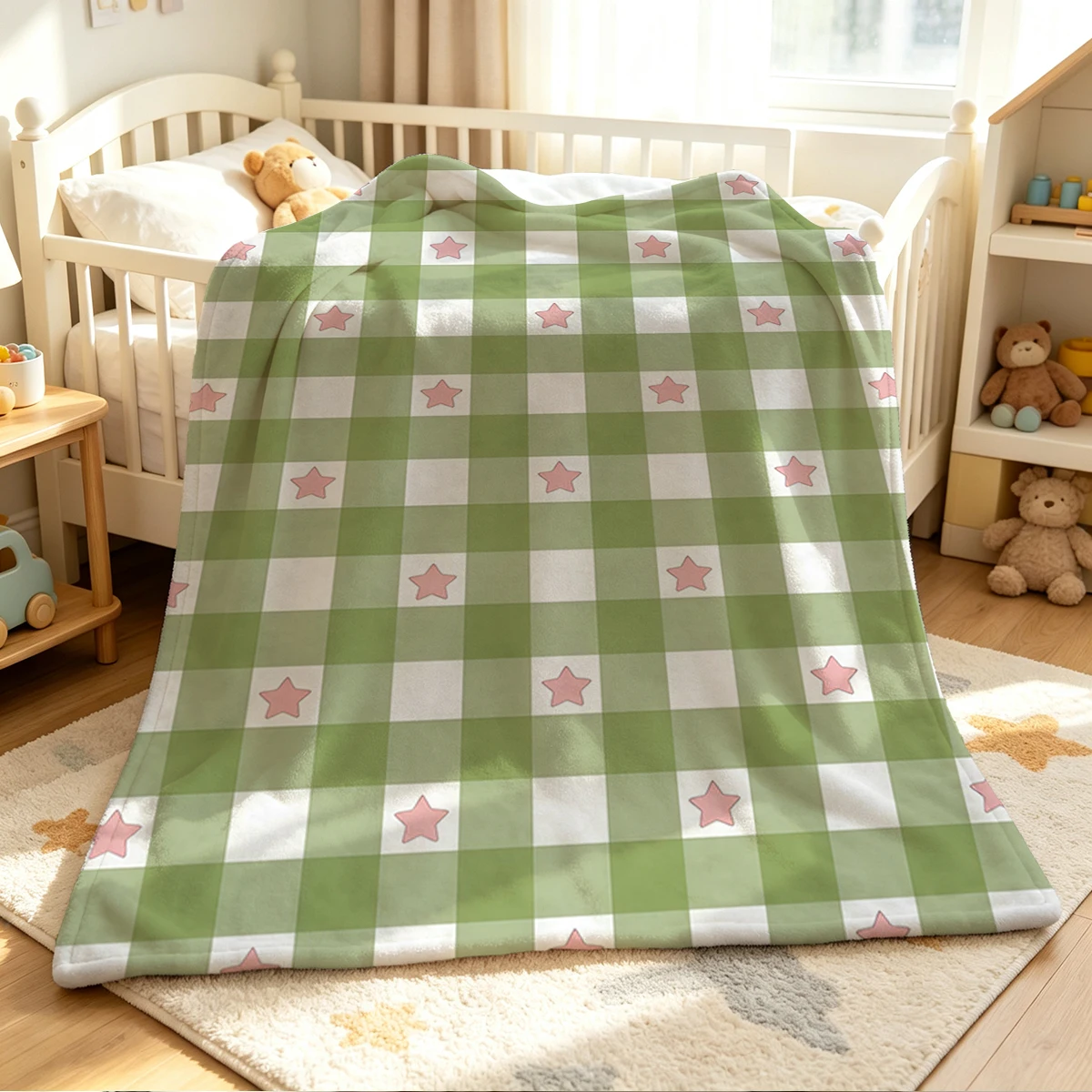 Whimsical Textures Blanket Soft Cozy Throw for Sofa Bed Festive Holiday Decor Gift for Kids and Adults,Lightweight and Warm