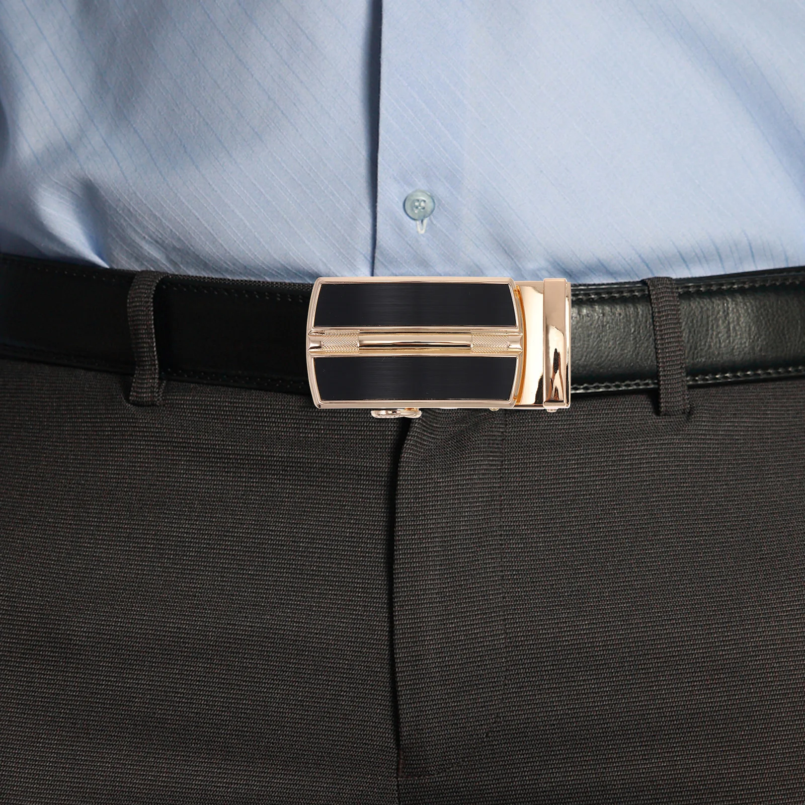 

1pc Automatic Clothing Waist Belt Men Dress Accessory Fastener Men Belt Buckle Stylish Jeans Buckle Clothing Accessory