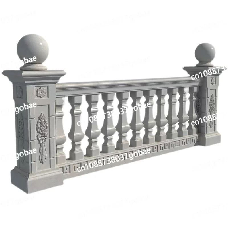 Wyj Square Balcony Railing Mold Household 98 High Guardrail Cement Pillar Model Can Be Used Repeatedly