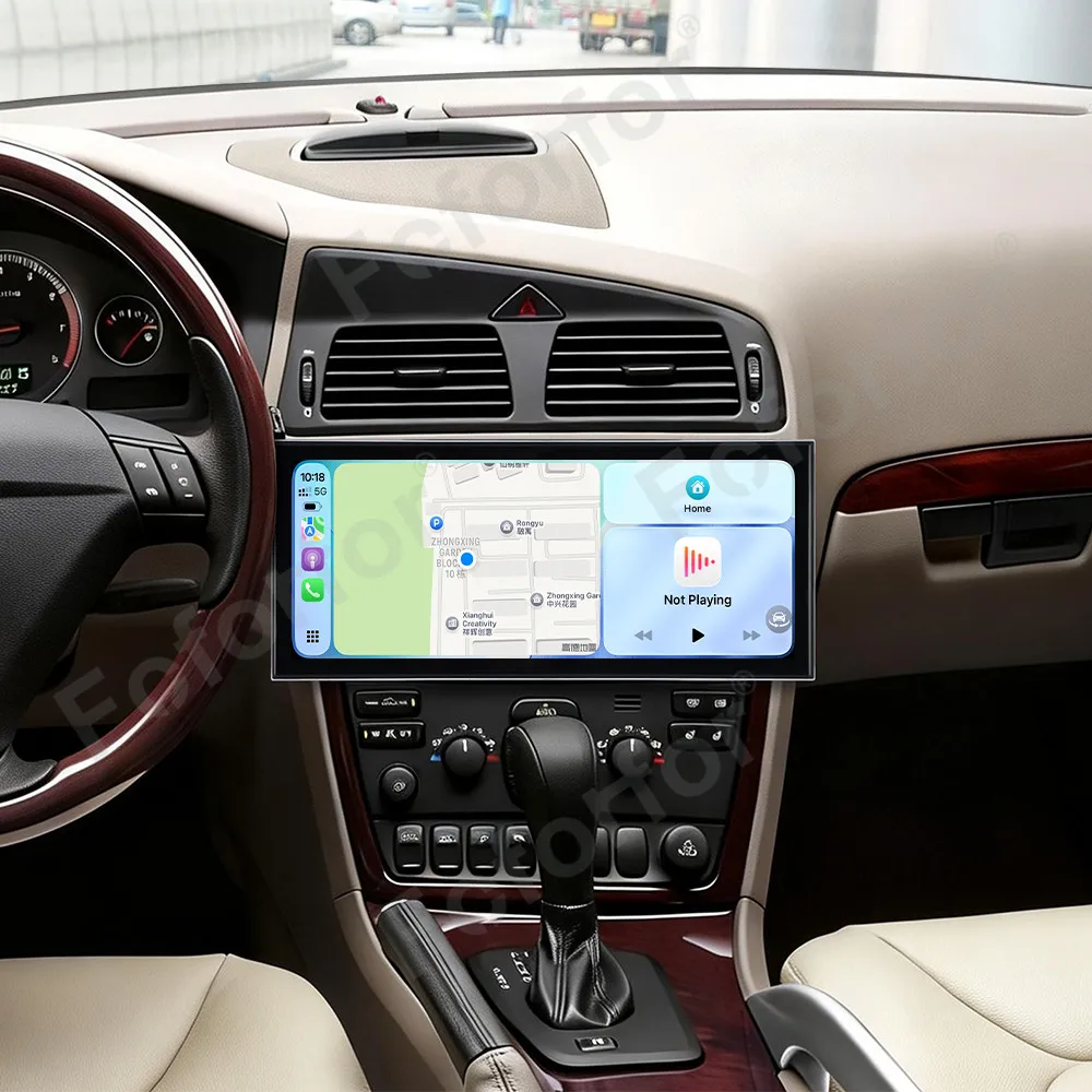For Volvo XC70 2004-2007 15.8inch Car Stereo Head Unit GPS Navigation Multimedia Player CarPlay Android Auto DSP 4G SIM LTE