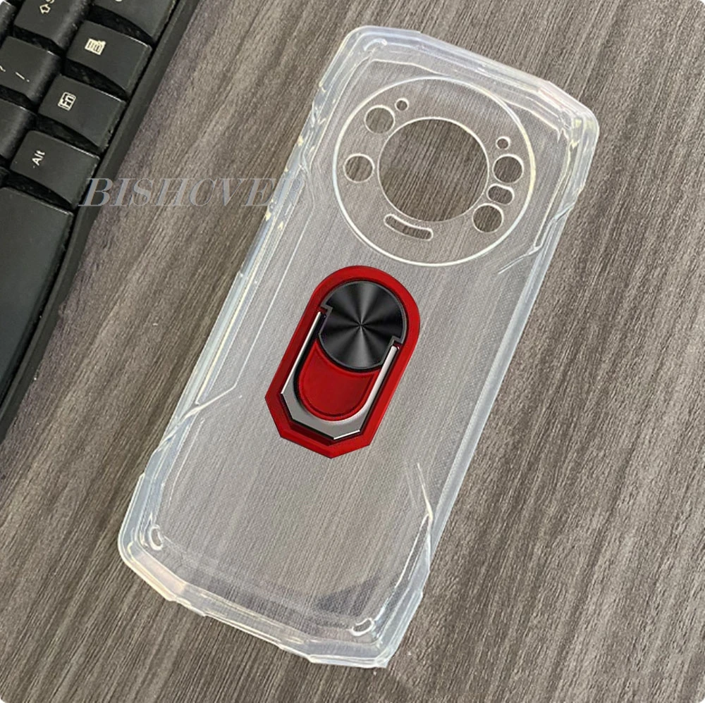 For Cubot KingKong Star 6.78" CubotKingKongStar KingKongStar Back Ring Holder Bracket Case Smartphone TPU Soft Silicone Cover