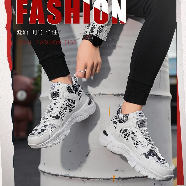 Fashion Platform Men Sport Shoes Casual Sneakers Couple Outdoor Breathable Lightweight  Running Shoes Women Tennis Shoes