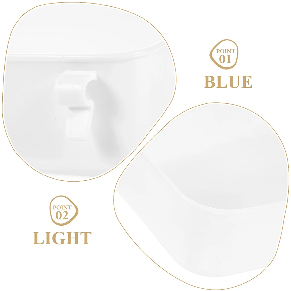 

4pcs Hanging Pet Feeder Durable Dog Cat Water Bowl Removable Food Grade Plastic Kitten Bowl Rabbit Feeders Chicken Trough