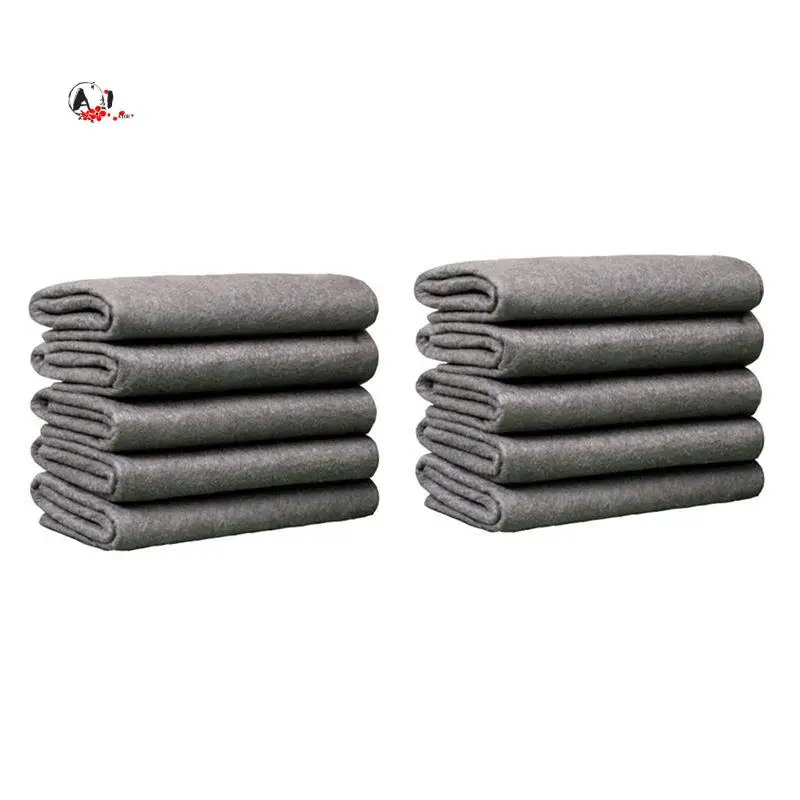 A10E-10PCS Thickened Magic Cleaning Cloths For Glass, Microfiber Cleaning Cloth, Microfiber Rag For Window, Cars 30X40cm