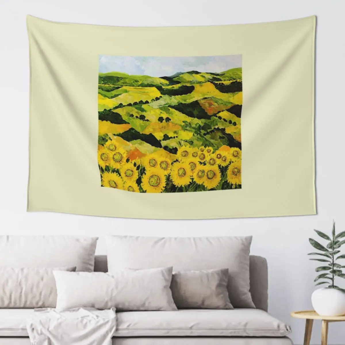 

Sunflowers and Sunshine Tapestry Room Ornaments Decor For Bedroom Korean Room Decor Tapestry