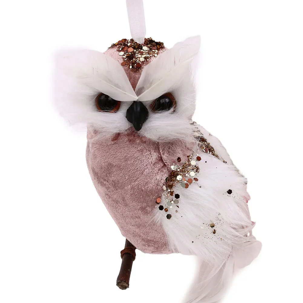 Realistic Bird Decoration with Handcrafted Details for Winter Events Owl Figurine Enhancing Your Aesthetic Appeal