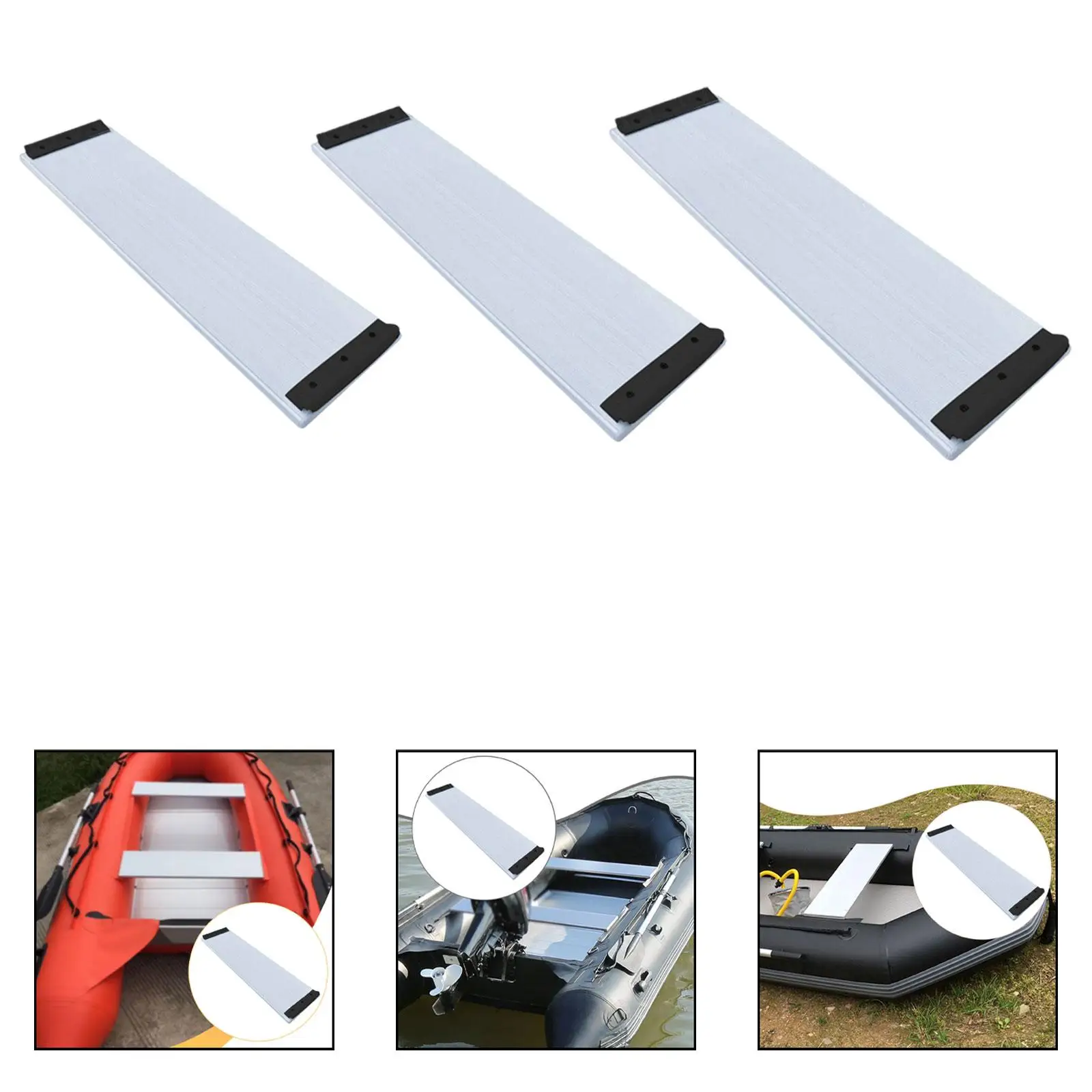 

Slide Rail Inflatable Boat Bench Seat Lightweight Aluminum Alloy for Fishing Kayak Raft Boat Folding Seat Cushion Replacement