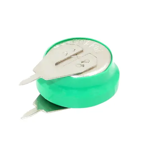 1.2V 40mAh 충전식 Ni-MH 버튼 코인 배터리 (태양광 에너지 장난감 타이머 LED 캘린더 용접 핀 포함)