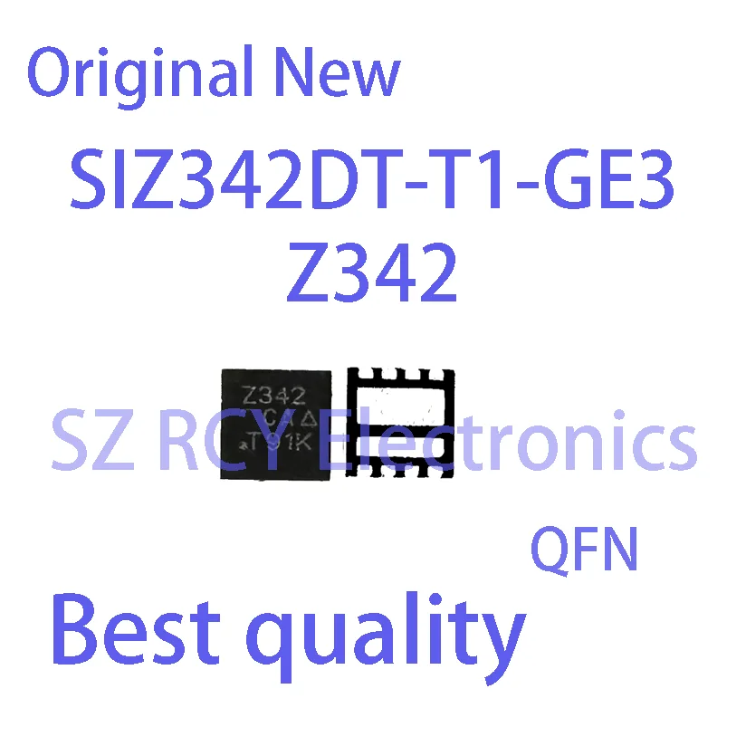 SIZ342DT-T1-GE3 QFN MOSFET IC 전자 제품, SIZ342DT, SIZ342 탑 마크, Z342, 5-10 개