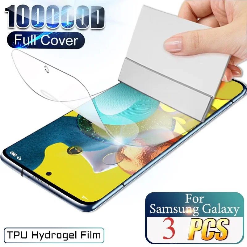 Protector de pantalla de Tpu para Samsung Galaxy, A55, A35, A15, A25, A05, A05S, A54, A34, A14, A04, A53, A73, A52, A72, A13, A33, A04S, A24, A12, A22, M54, 5G