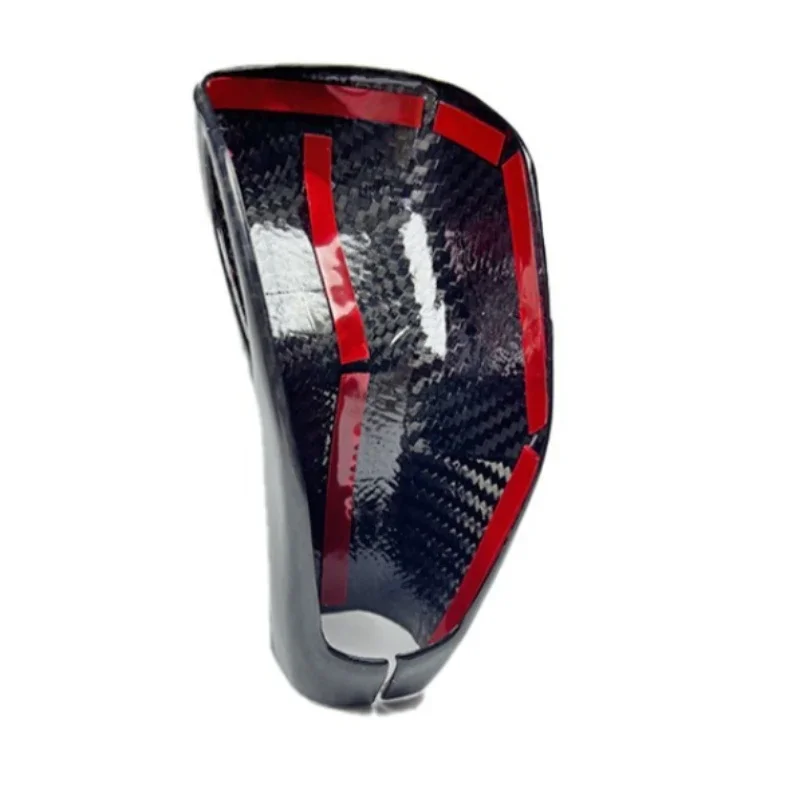 

For Buick GL8 2020-2023 For Cadillac CT5 2020-2025 Real Dry Carbon Fiber Center Console Gear Shift Boot Cover Interior Accessory