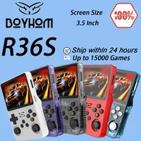 ARKOS R36S consola de juegos portátil Retro sistema Linux pantalla IPS de 3,5 pulgadas reproductor de vídeo de bolsillo portátil 64G/128G/256G juegos regalo para niños