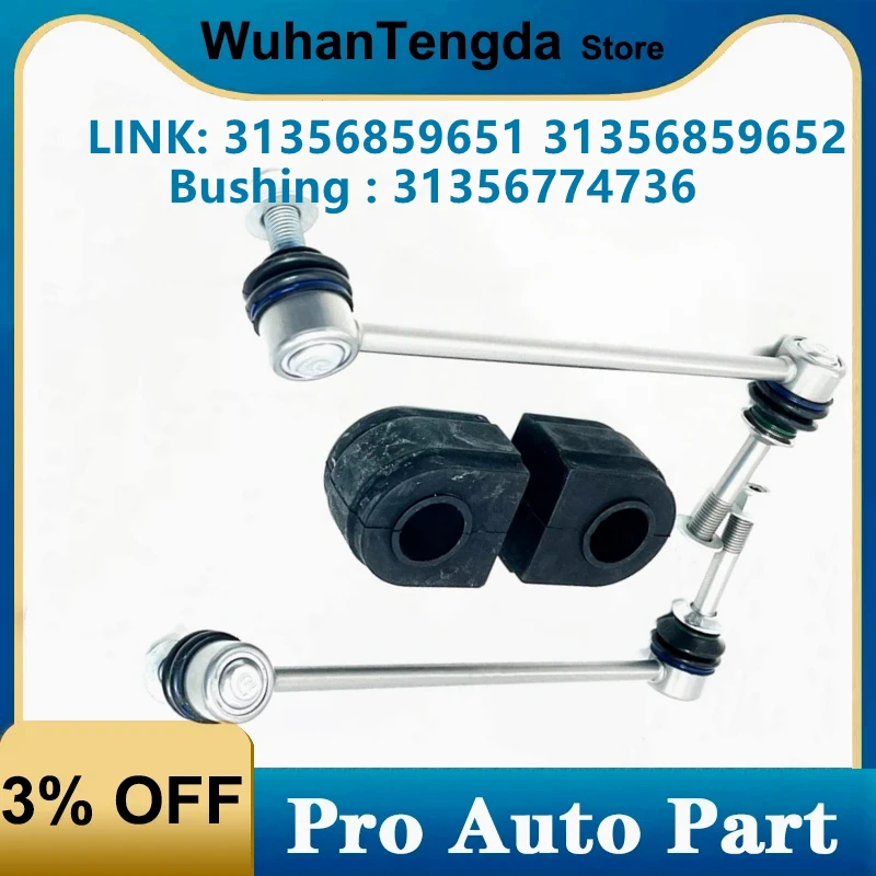 

1Pair 31356859651 31356859652 Front Stabilizer Bar Link For BMW X5 X6 E70 E71 31356774736 Bushing