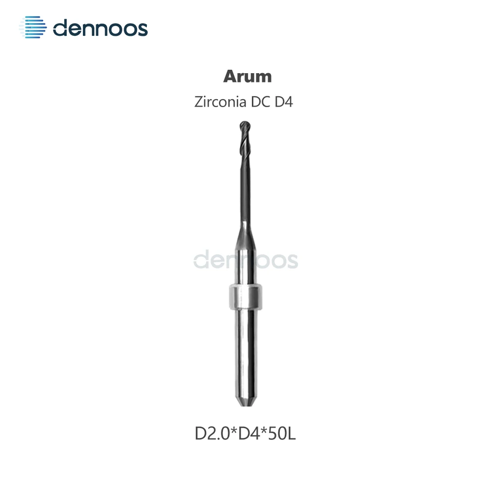 ARUM Zirkonoxid-Fräser D4 Schaft 50mm Länge DIA 2.0/1.0/0.6mm Bohrer Dental CAD/CAM Zirkonoxid-Bohrer Arum Fräser Fresa – Detail 9