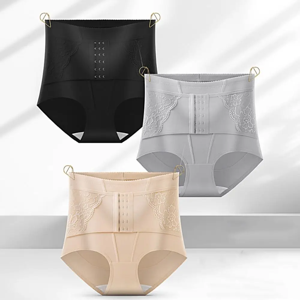 Lace Flower Postpartum Body Shapers Shapewear Belly Contracting Butt Lifter Briefs High Waist Tummy Control