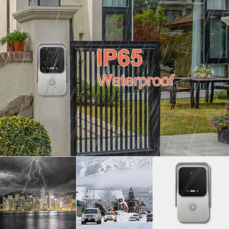 IP Intercoms System 10 Inch Display Monitor Tuya Smart APP Remote  RFIC Access Video Door Phone Villa Apartment Doorbell Camera