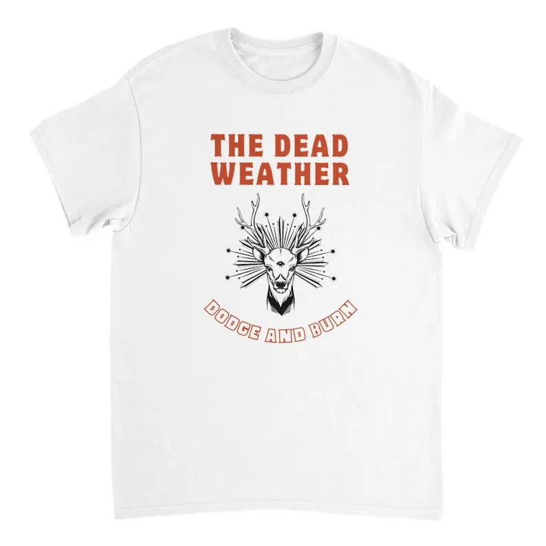 

the Dead Weather Concert Shirt Fashion Top tee T Shirt Short Sleeve Cotton Men's Crew Neck Printed Tee