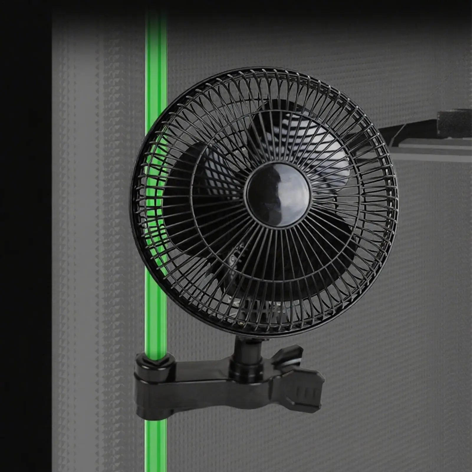 

Clip on Fan Auto-Oscillating Fan rotatable plant growth fan Hydroponics Quiet Adjustable Fan 2 Speeds For Grow Tent Room