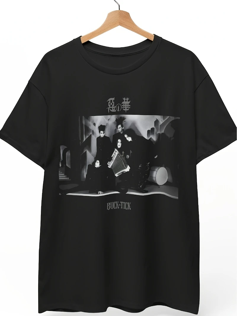 2026 Neues BU TI „Flower of Evil“ T-Shirt – Japanischer Gothic/Visual Kei Rock-Stil, Streetwear-T-Shirt aus reiner Baumwolle für Herren – Detail 3