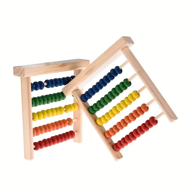 子供のためのレインボーカウントおもちゃ、abacus、カウント教育パズル、学習ツール、数字、算術計算