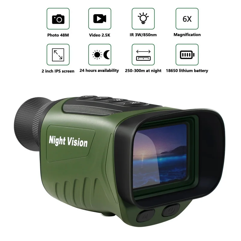 

New Portable Hot-Selling HD Video Recording Digital Binoculars Outdoor Infrared Monocular Night Vision Device