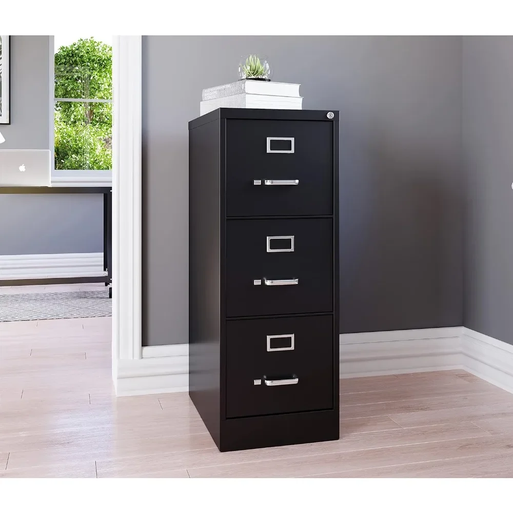 Fortress Commercial File Cabinet, Black