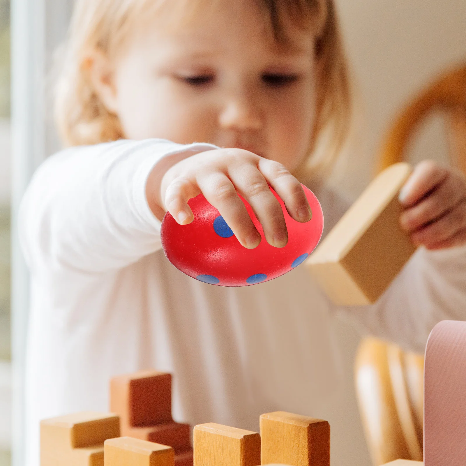 

6pcs Wooden Egg Shakers Percussion Musical Instruments Kids Maracas Colorful Hitting Eggs Crisp Sound Durable For Home School