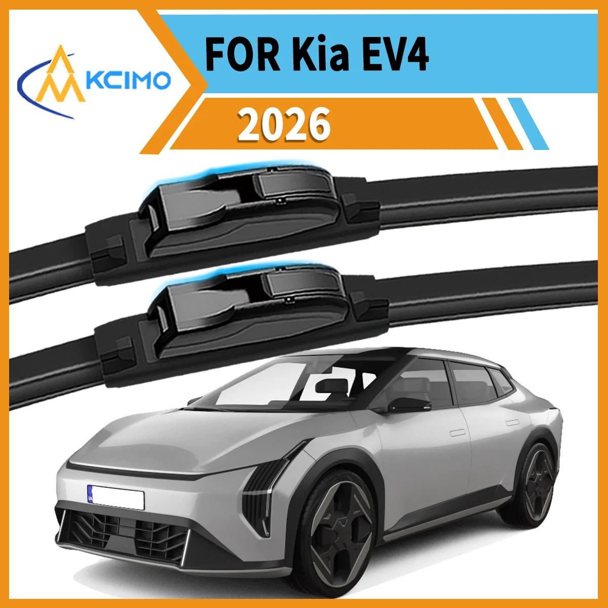 

Engineered for Performance 2PCS Front Wiper Blades for Kia EV4 CT 2026 All-Season Reliability Clear Vision Quiet Operation