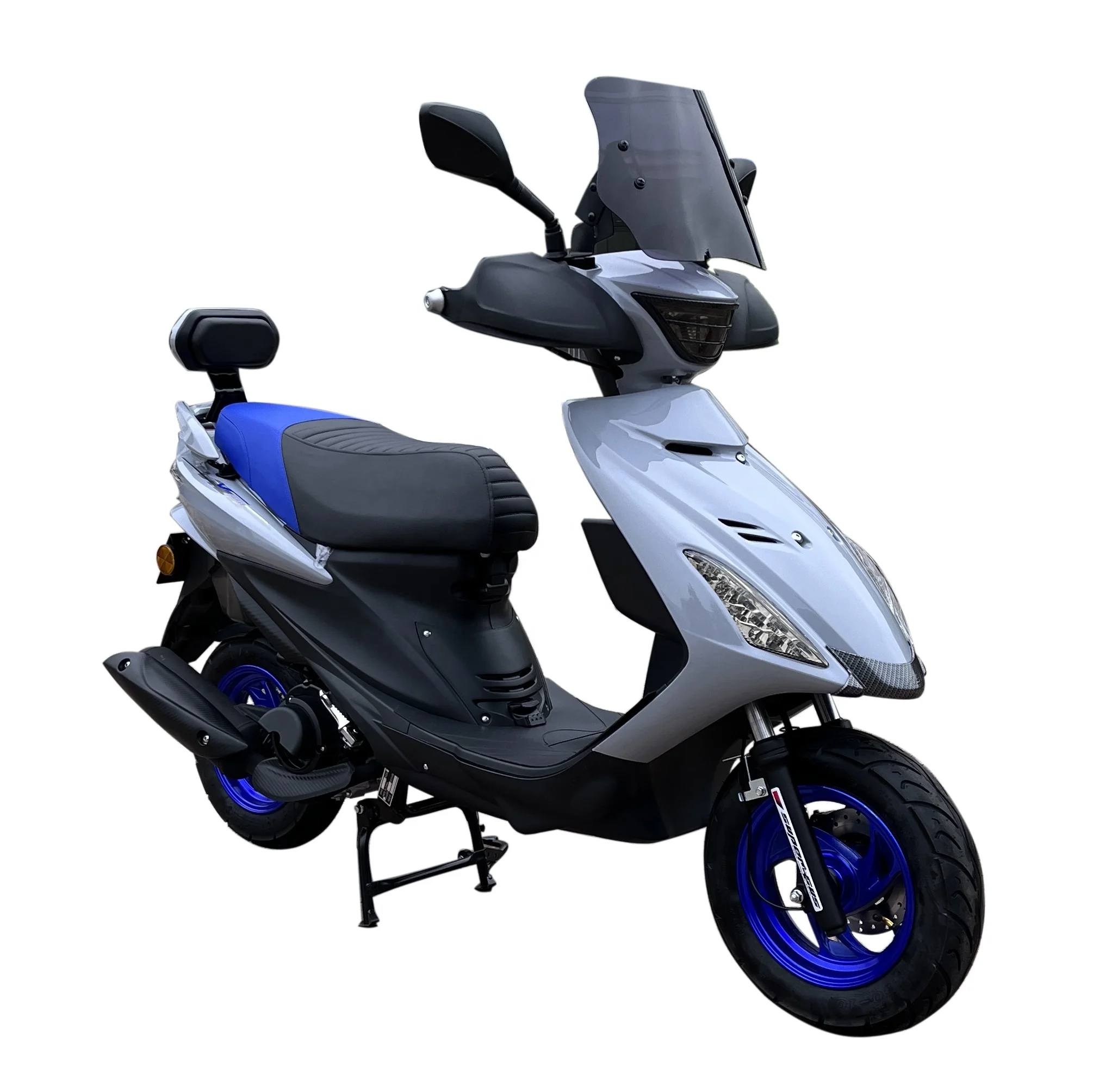 New Style Backrest Classic Model V180 SS Address Big Power Gasoline Scooter With Carbon Design