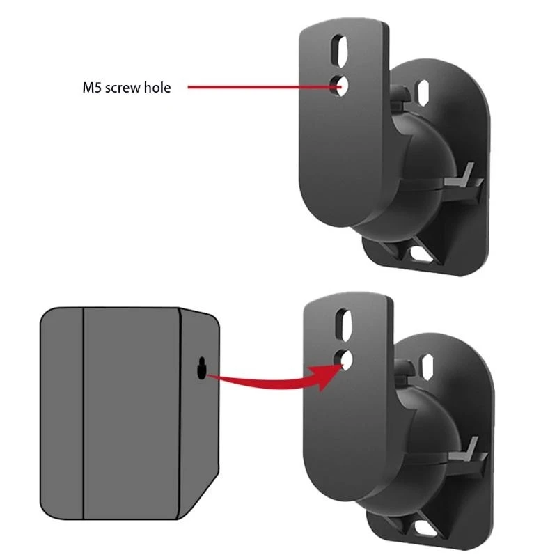 Staffe per altoparlanti a soffitto satellitare con circonvalio universale per altoparlanti per altoparlanti per altoparlanti