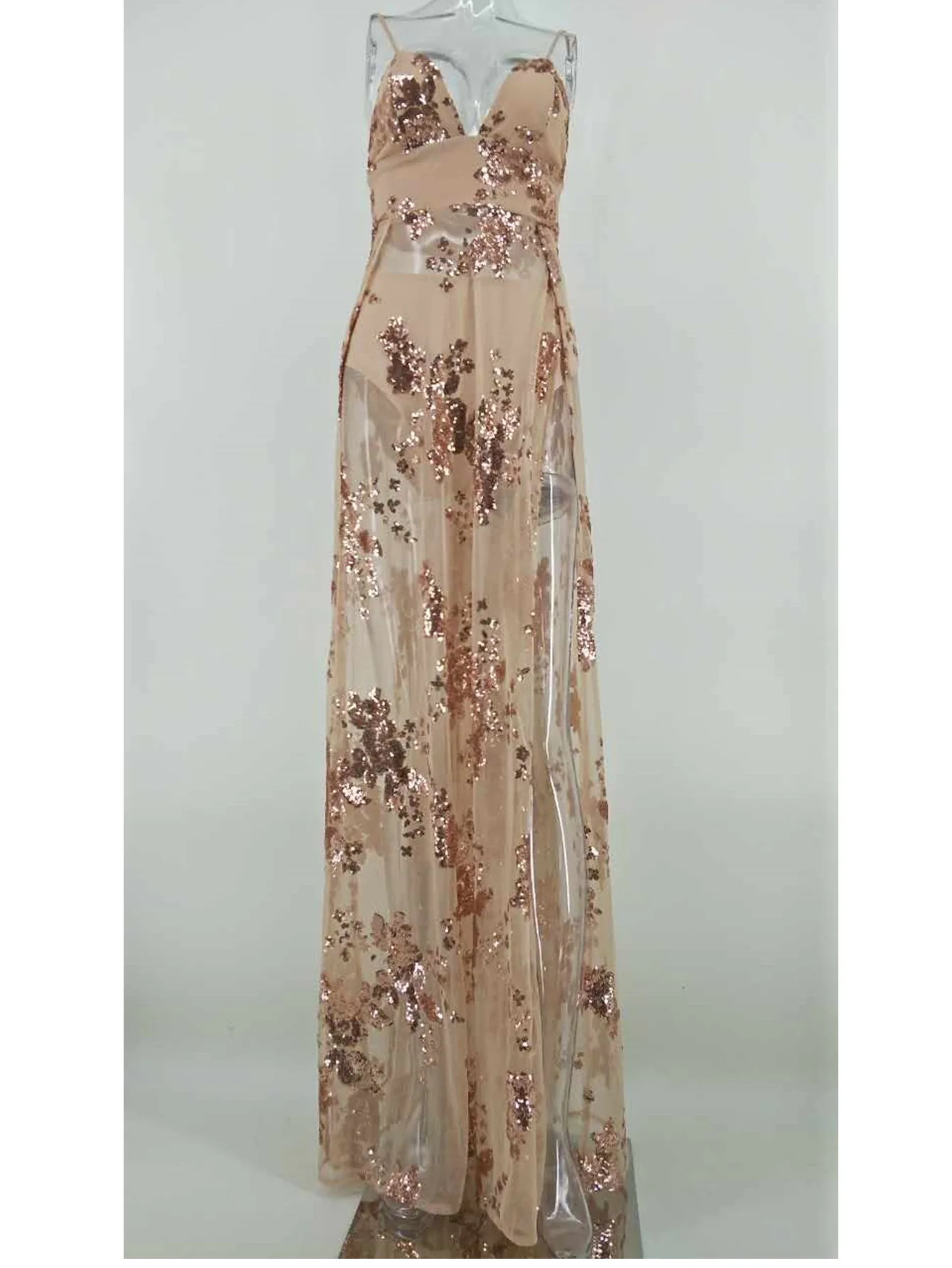 Sexy see through mesh sequin black summer dress women club party long dresses 2025 woman backless evening prom dresses vestidos