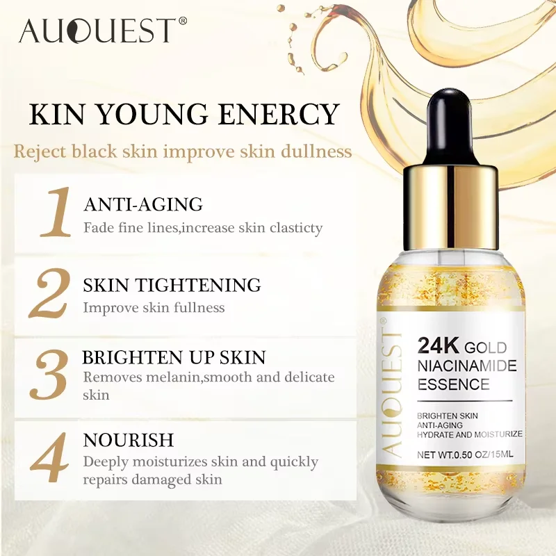 AUQUEST 24k Gold Face Serum Hy - Hyaluronic Acid Serum review and price