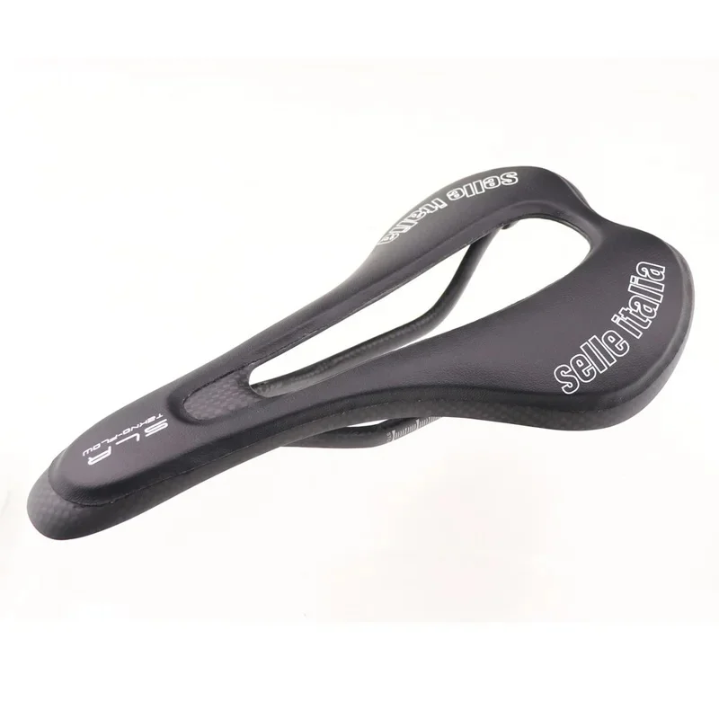 Lightweight Full Carbon Bike Saddle SLR Tekno Style Flow Cutout Road MTB Bicycle Seat Carbon Rail Unisex