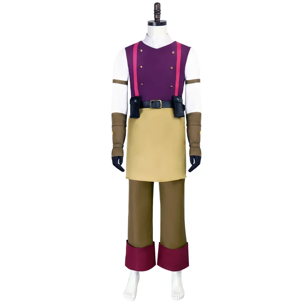 

Man Halloween Carnival Cosplay Varian Customized Clothes Movie Varian Rapunzel Cosplay Costume Uniform