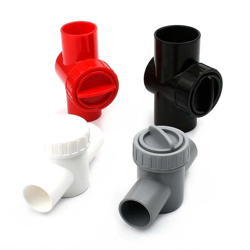 1PC Water Flow Regulating Valve Garden Irrigation Accurate Control Of Sluice Valves Fish Tank PVC Throttle Valve Accessories