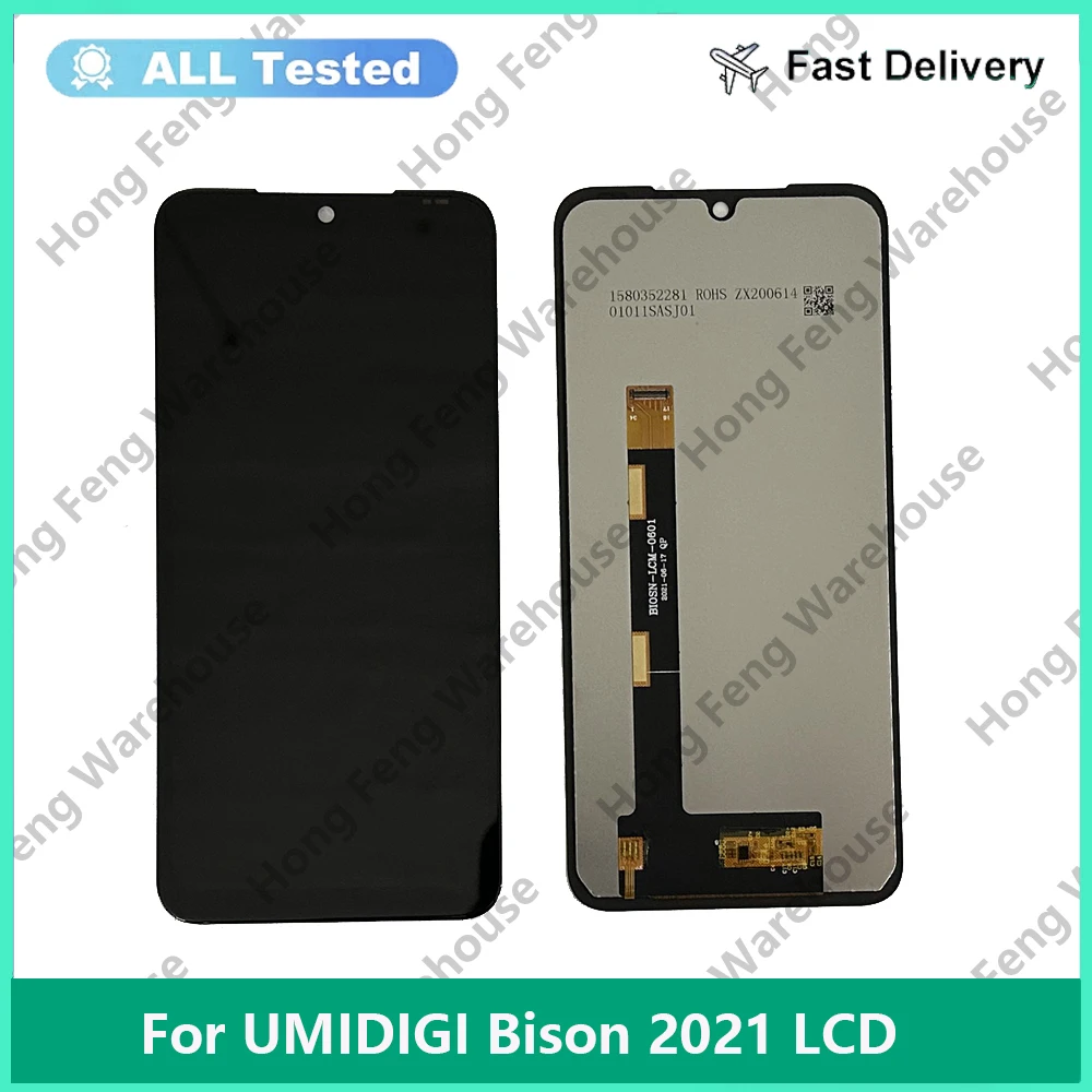 

For 6.3" UMIDIGI Bison 2021 LCD Display+Touch Screen 100% Tested UMIDIGI Bison LCD Digitizer Glass Panel Replacement +TOOLS