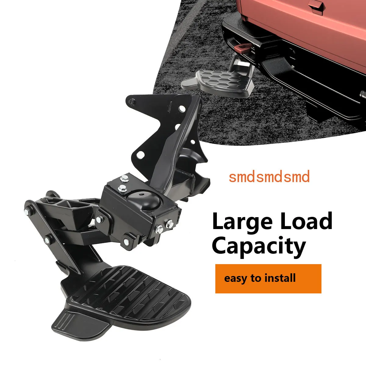 Rear Bed Bumper Bar Step Pedal For Dodge Ram 1500 DT Dual Exhaust Vehicles 2019-2021 82215289AC 82215289AD 82215289AG