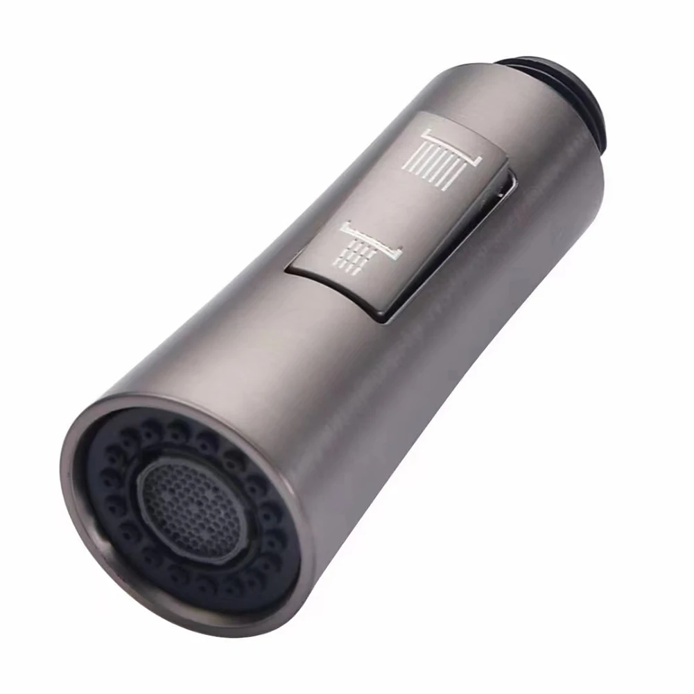 Pull Out Shower Head Sprinkler for High Appearance in Kitchen ABS Material G1/2 Connection Size Silver/Black/Brushed/Gray