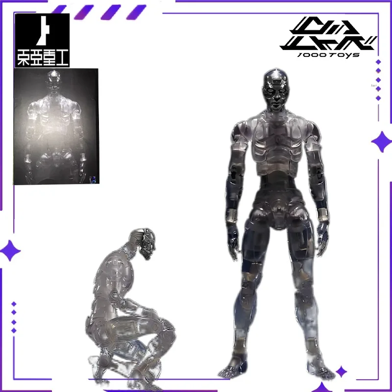 

1000Toys Original East Asia Heavy Industries 1:12 Synthetic Human Transparent Version 6-inch Movable Doll Figurine Model Toygift