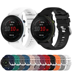 22mm 20mm 18mm Original Silicone Band For Garmin Forerunner 255 255S Music 245 55/Venu 2 Plus 2S/Vivoactive 4 3 4S Watch Strap